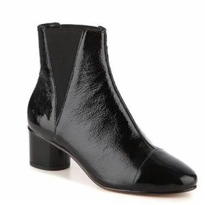 Rebecca Minkoff Cap Toe Izzette Patent Bootie